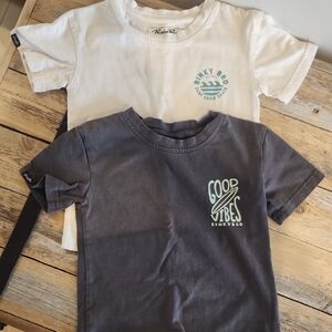 Kids White and Gray T-Shirts